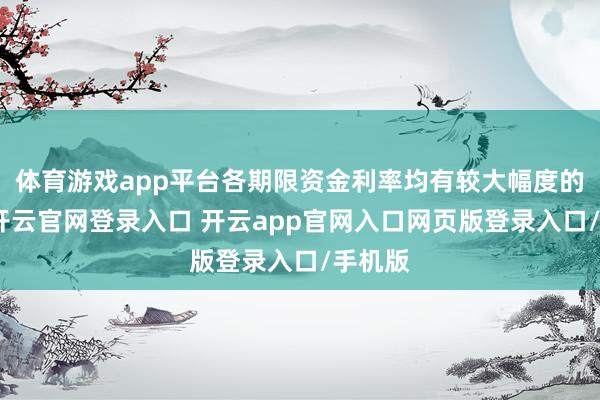 体育游戏app平台各期限资金利率均有较大幅度的下行-开云官网登录入口 开云app官网入口网页版登录入口/手机版