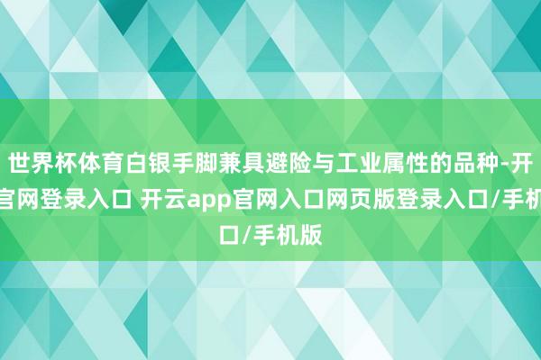 世界杯体育白银手脚兼具避险与工业属性的品种-开云官网登录入口 开云app官网入口网页版登录入口/手机版